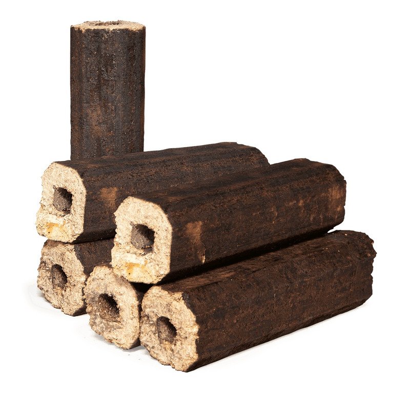 Heizfuxx PiniKay Octagon Holzbriketts 960 kg Palette 96 x 10 kg – Bild 3